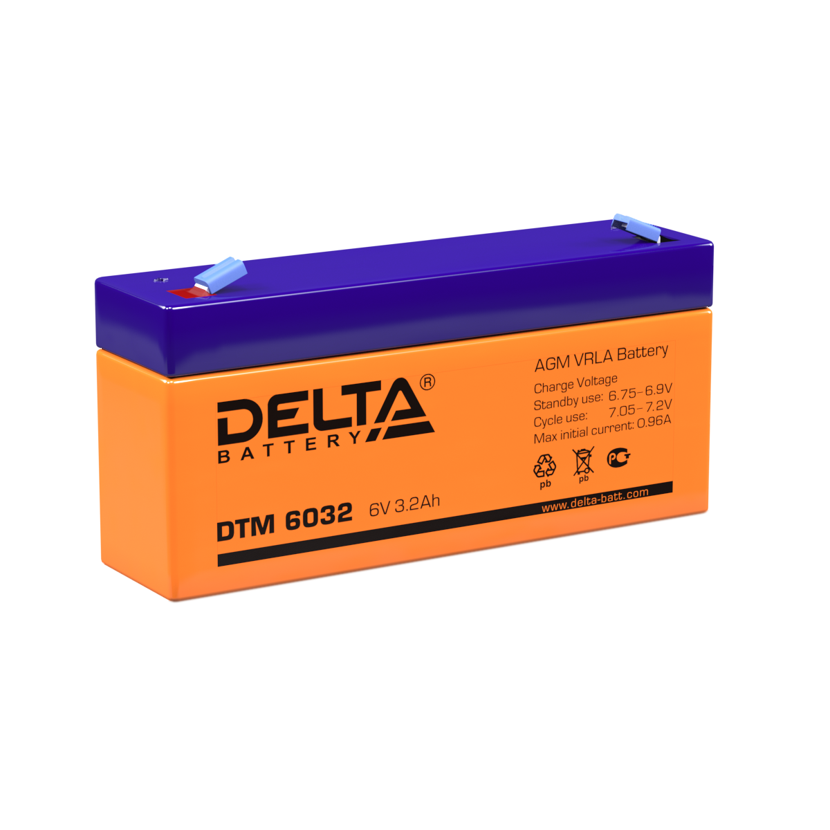 Аккумуляторная батарея Delta DTM 6032