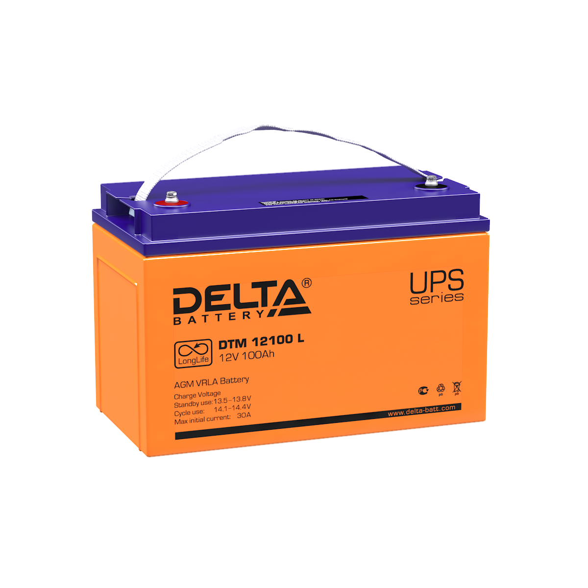 Аккумуляторная батарея Delta DTM 12100 L