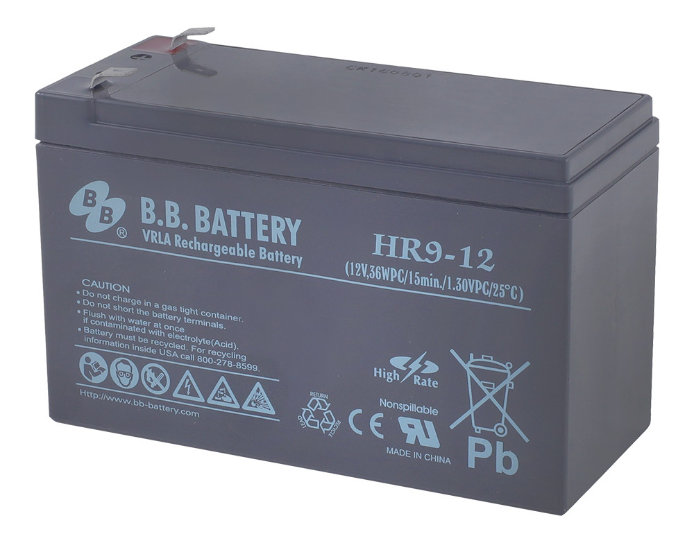 Аккумуляторная батарея В.В.Battery HR 9-12