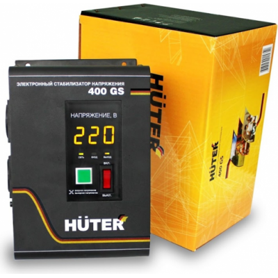 Стабилизатор напряжения однофазный HUTER 400GS